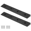 Rubber Curb Ramp, 33069 lbs Load Capacity, 2 Inches Rise Height Heavy Duty Rubber Threshold Ramp with Drainage Tank for Wheelchairs, Strollers