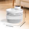 Pet Water Fountain,  Large Capacity Automatic Cat Water Dispenser with No Daily Refills Needed, Ultra-Quiet Pump Sleep-Friendly