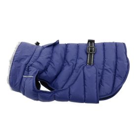 Alpine Extreme Cold Puffer Coat - Navy Blue (Option: Small)